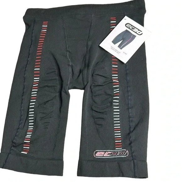 Y2K,vtg,NWT, EC3D compression shorts . Unisex. XL waist 33”-36”.canada made! - Picture 1 of 15